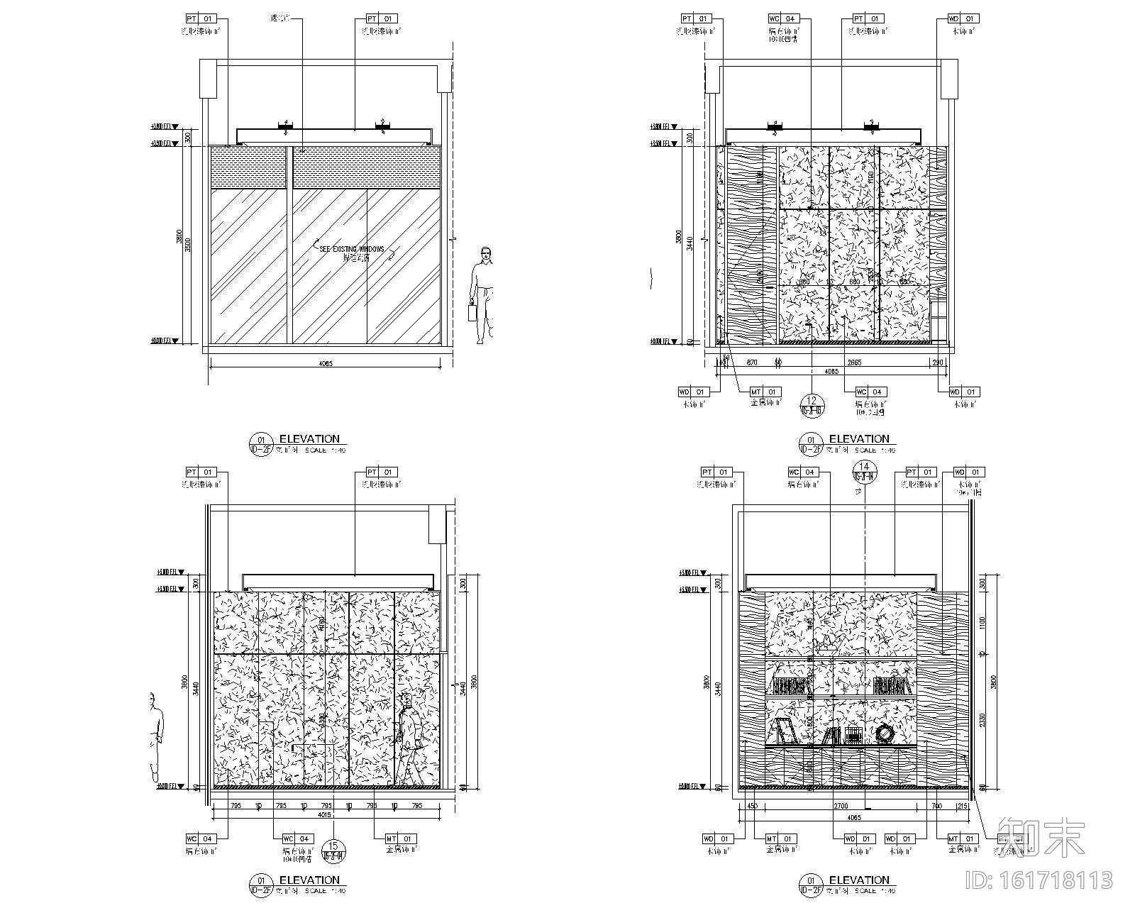 [重庆]康田·雍俊售楼处办公深化方案+效果图+施工图cad施工图下载【ID:161718113】
