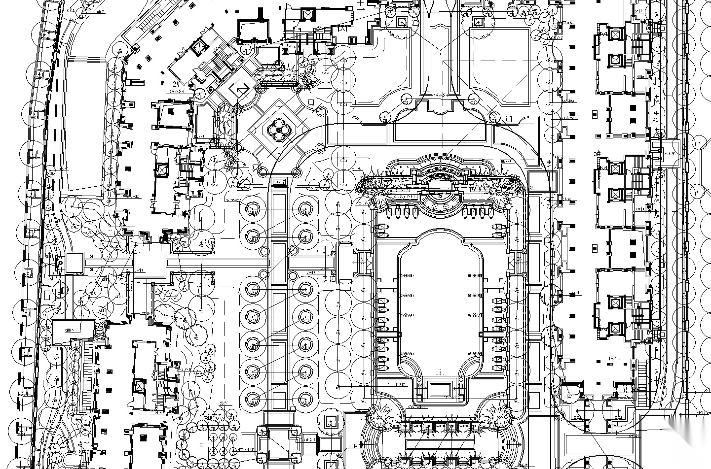 [浙江]杭州绿城新绿园植物CAD施工图、实景施工图下载【ID:161023187】