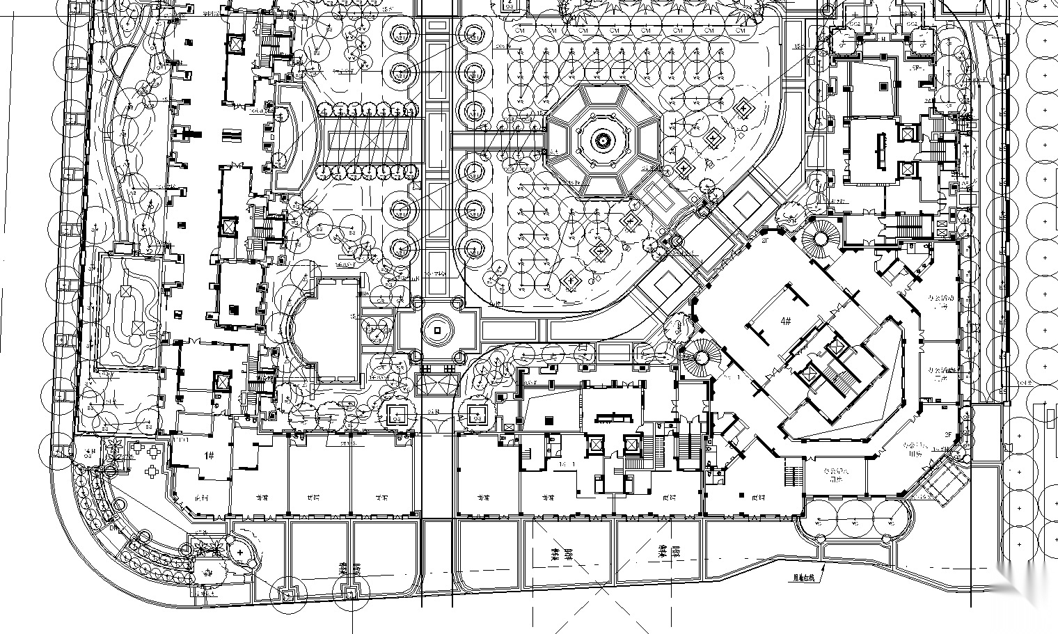 [浙江]杭州绿城新绿园植物CAD施工图、实景施工图下载【ID:161023187】