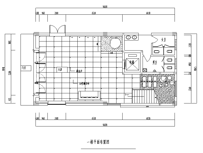 现代简洁办公空间设计施工图（附效果图+预算报表）cad施工图下载【ID:161749100】