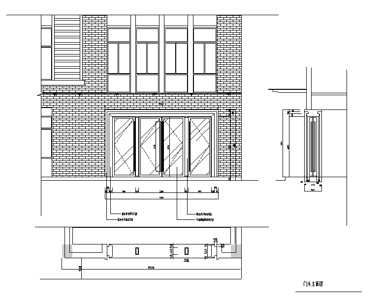 现代简洁办公空间设计施工图（附效果图+预算报表）cad施工图下载【ID:161749100】