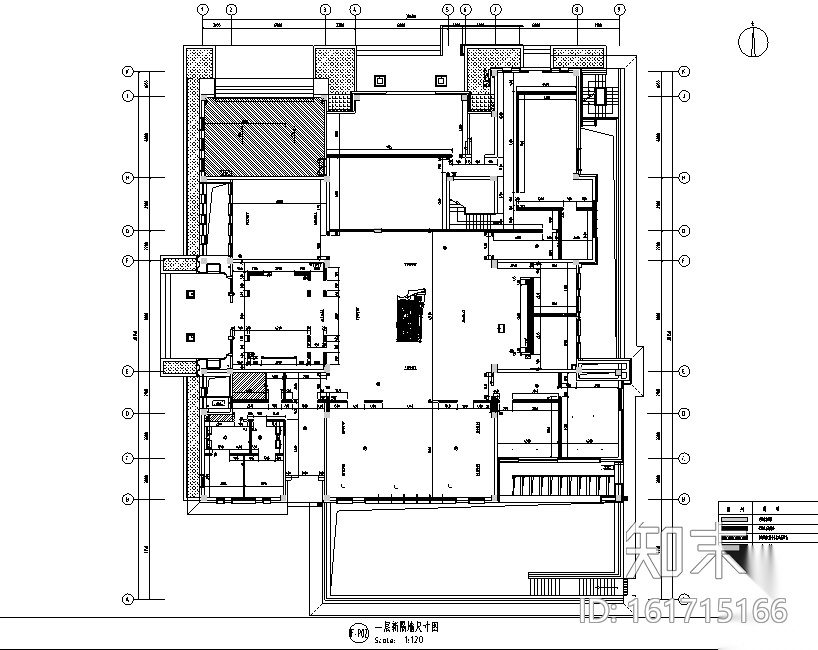 [浙江]兰悦售楼中心设计施工图（附效果图）cad施工图下载【ID:161715166】
