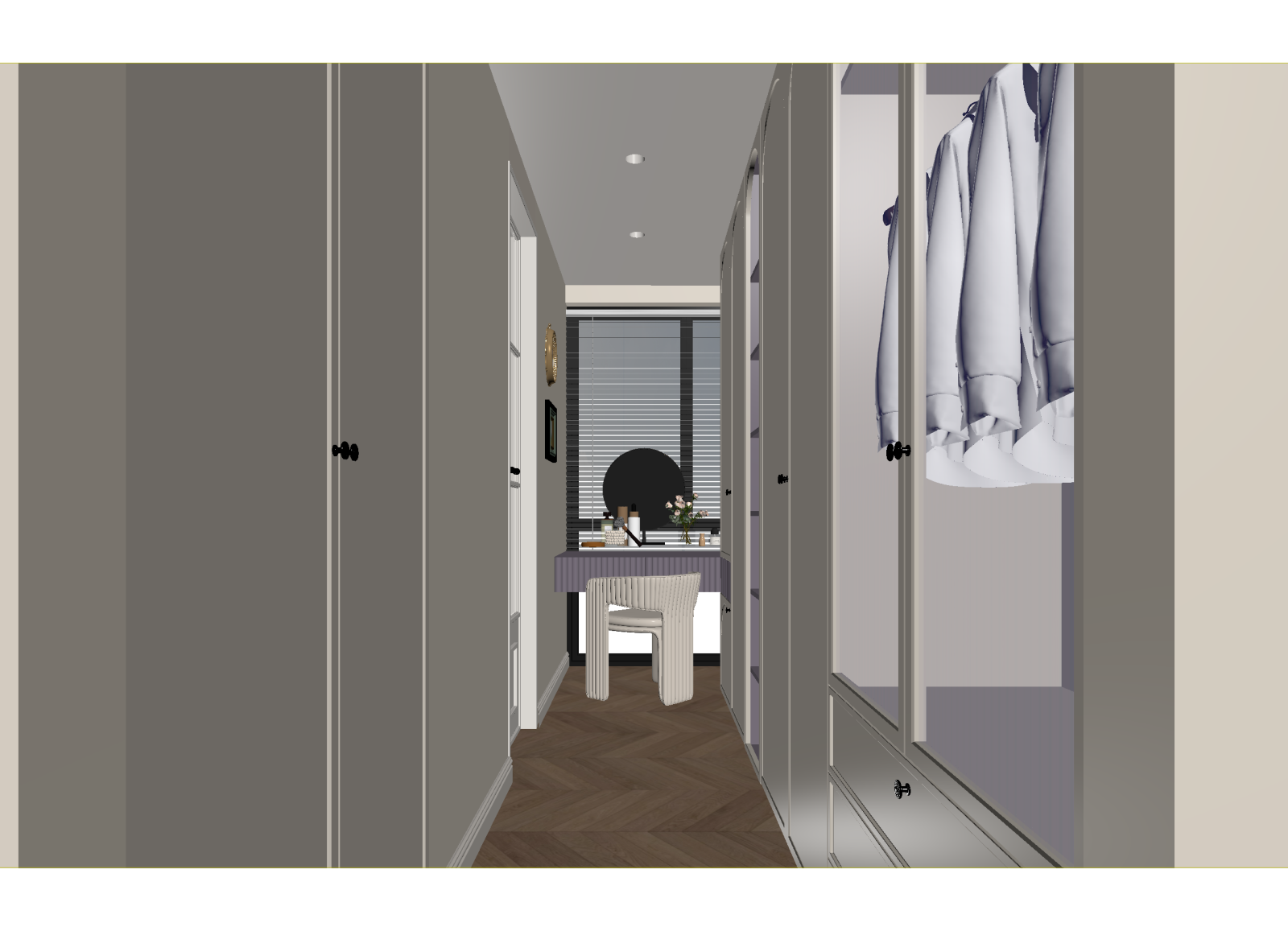 法式衣帽间3D模型下载【ID:1215069669】