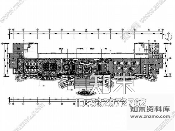 施工图江苏某中式风格售楼处室内装修施工图含方案文本cad施工图下载【ID:532072762】