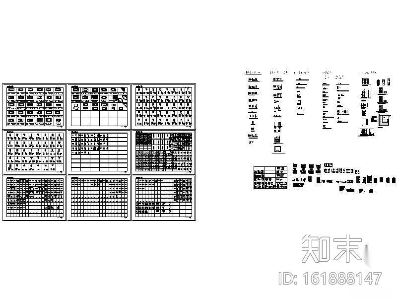 卫浴洁具精选图块集施工图下载【ID:161888147】