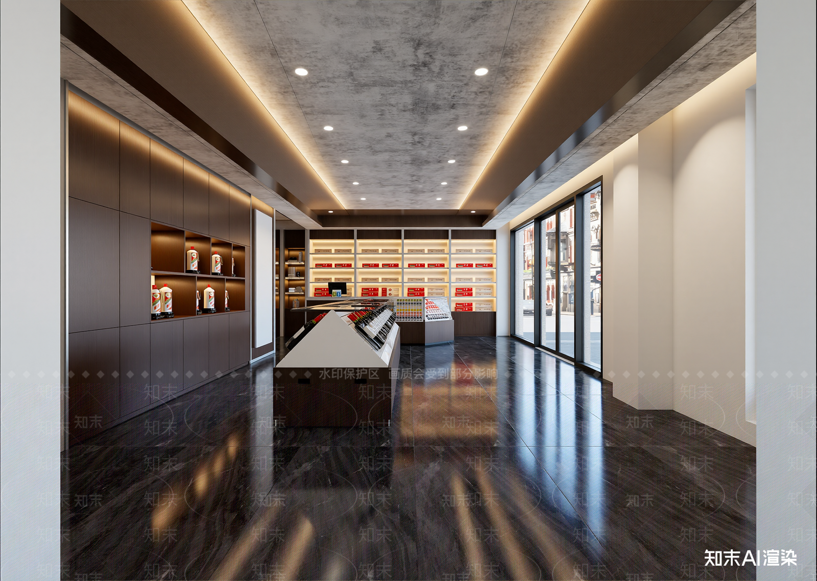 新中式便利店3D模型下载【ID:1214699548】