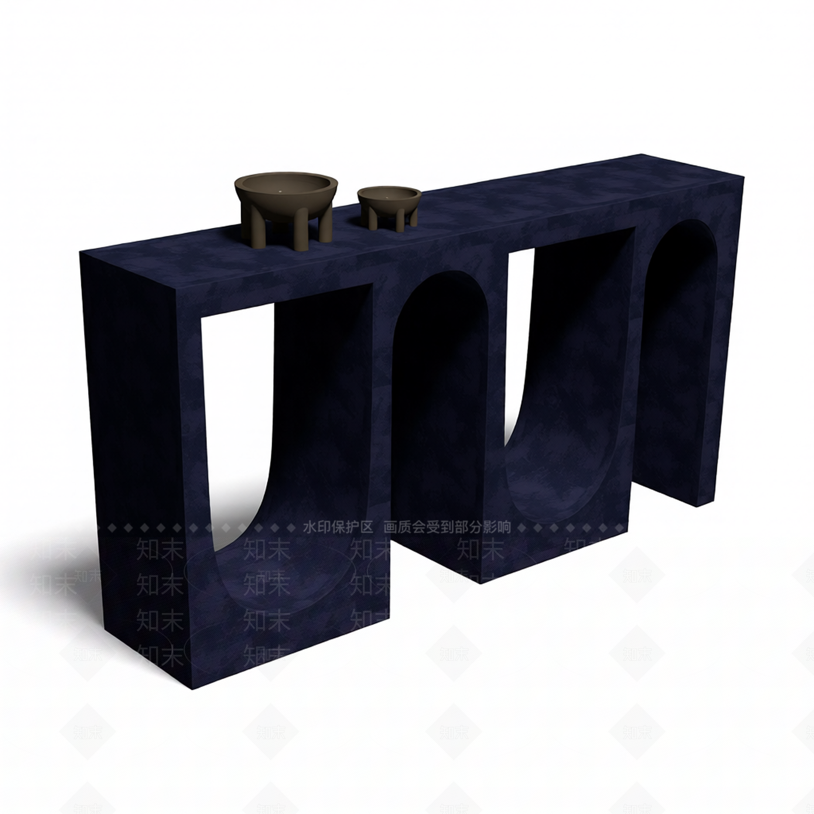 深色镂空隔断柜3D模型下载【ID:1206187905】