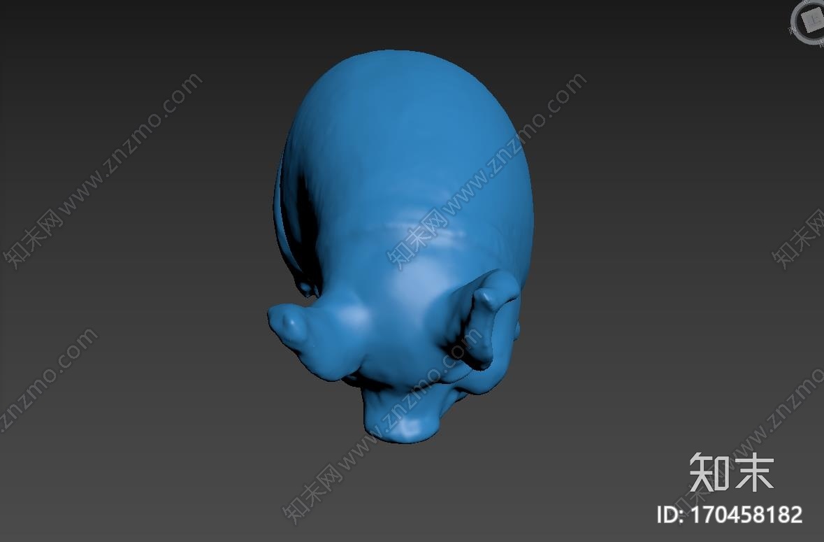 懒惰的小猪3d打印模型下载【ID:170458182】