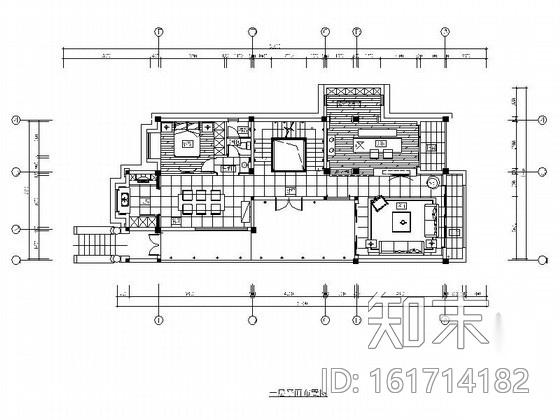 [福建]380平简约现代风格两层别墅施工图（含高清实景...cad施工图下载【ID:161714182】