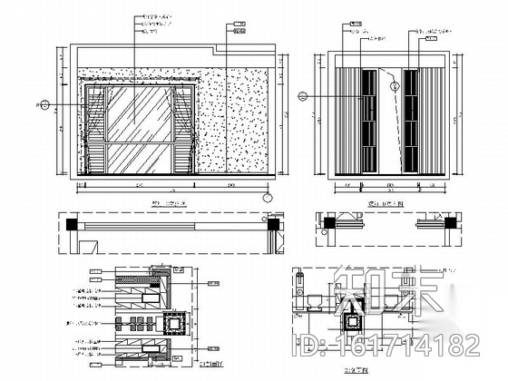 [福建]380平简约现代风格两层别墅施工图（含高清实景...cad施工图下载【ID:161714182】