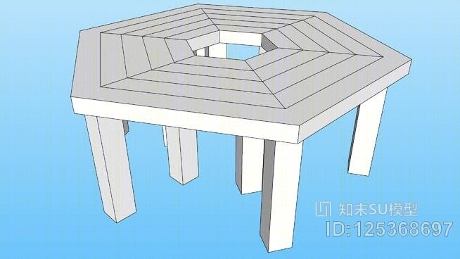 树凳SU模型下载【ID:125368697】