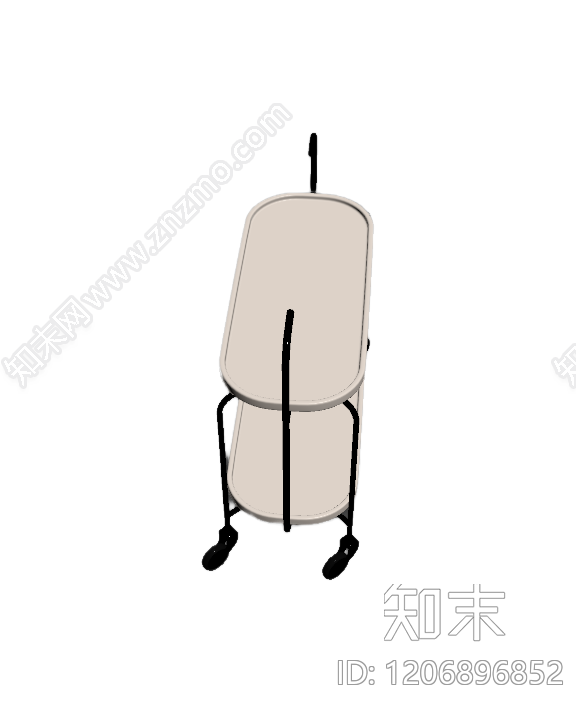 双层手推车3D模型下载【ID:1206896852】