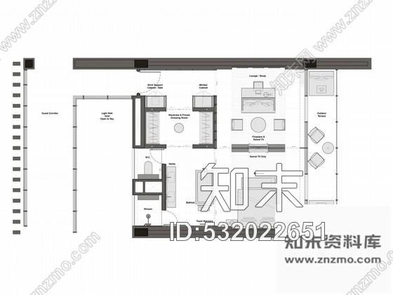 施工图山东七星酒店客房室内设计施工图含方案cad施工图下载【ID:532022651】