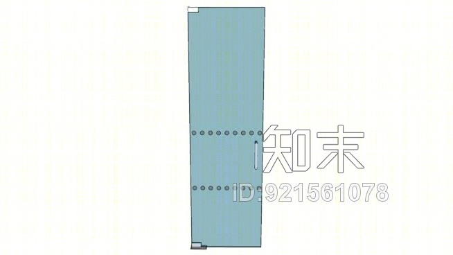 玻璃隔断门SU模型下载【ID:921561078】