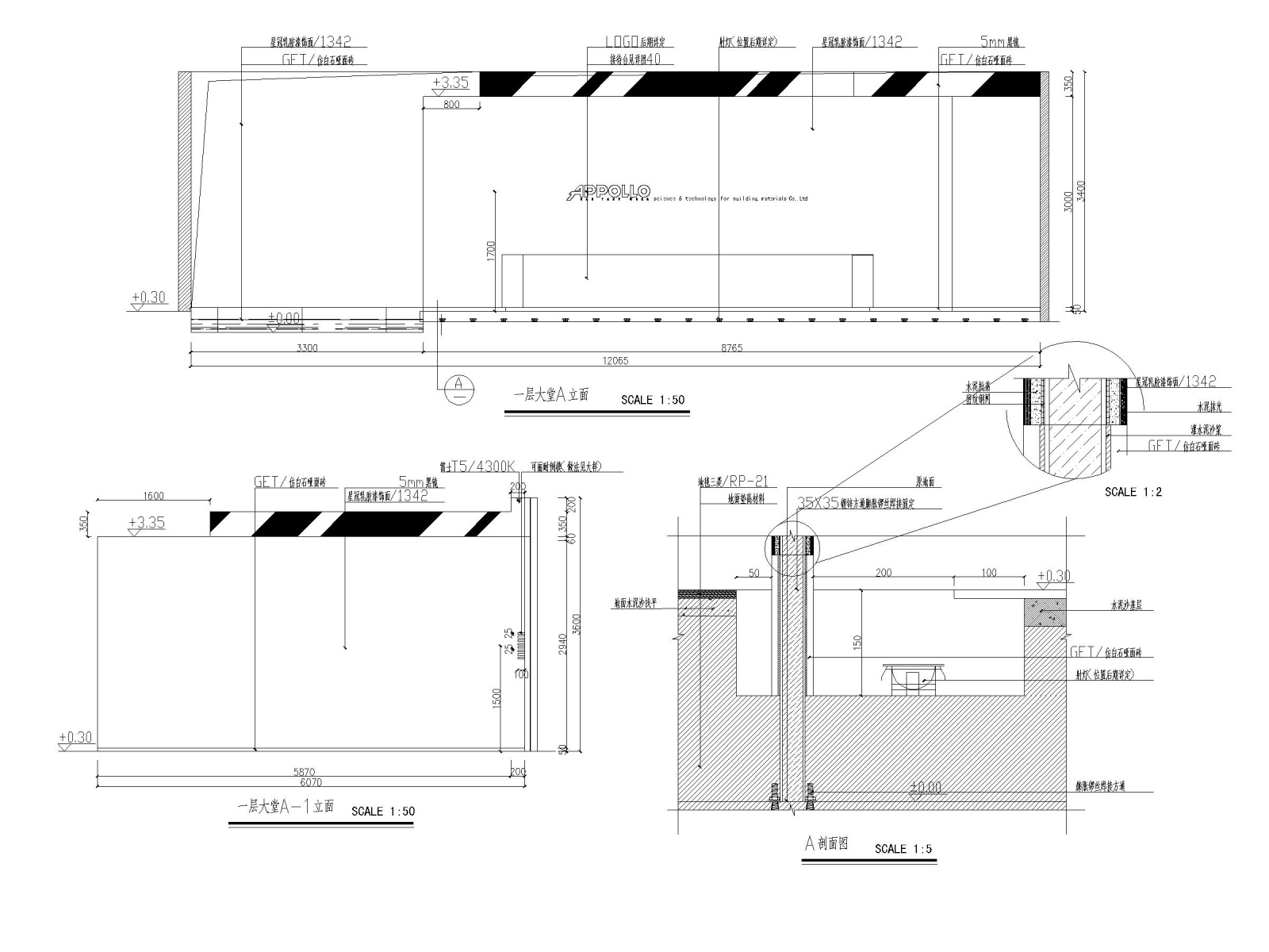 现代风格二层办公空间设计施工图_实景施工图下载【ID:160706170】