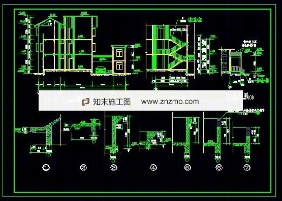 小别墅建施工图施工图下载【ID:36950462】