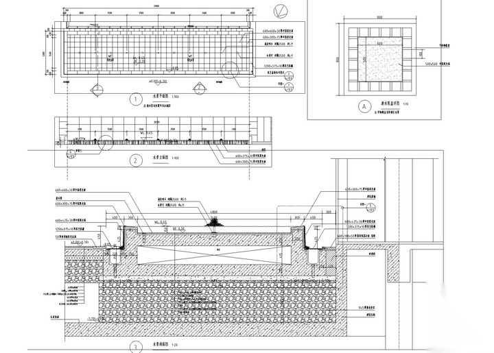 [杭州]滨水高层居住区二期核心区景观工程全套施工图cad施工图下载【ID:161071178】