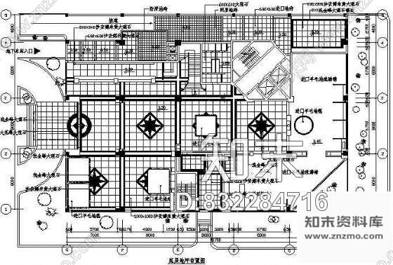 图块/节点宾馆平面图5cad施工图下载【ID:832284716】