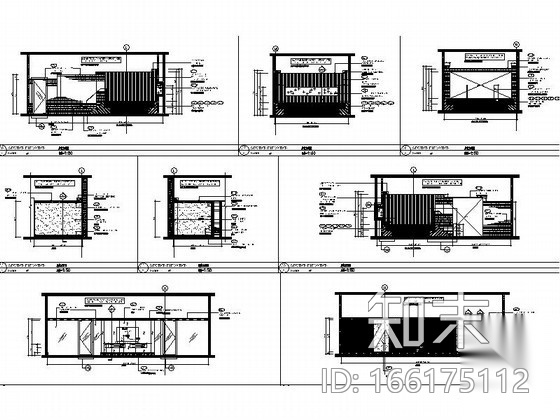 [天津]酒店休闲娱乐中心设计装修图cad施工图下载【ID:166175112】