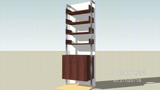 收纳柜SU模型下载【ID:218158859】