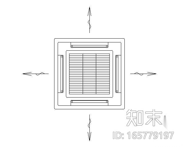 三菱重工KX系列中央空调图块cad施工图下载【ID:165779197】