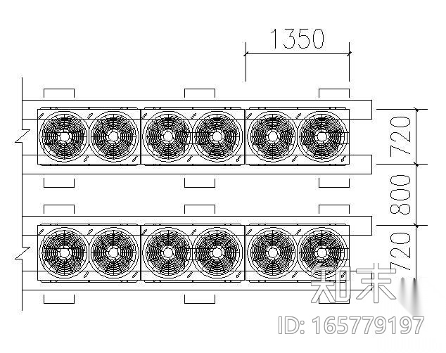 三菱重工KX系列中央空调图块cad施工图下载【ID:165779197】