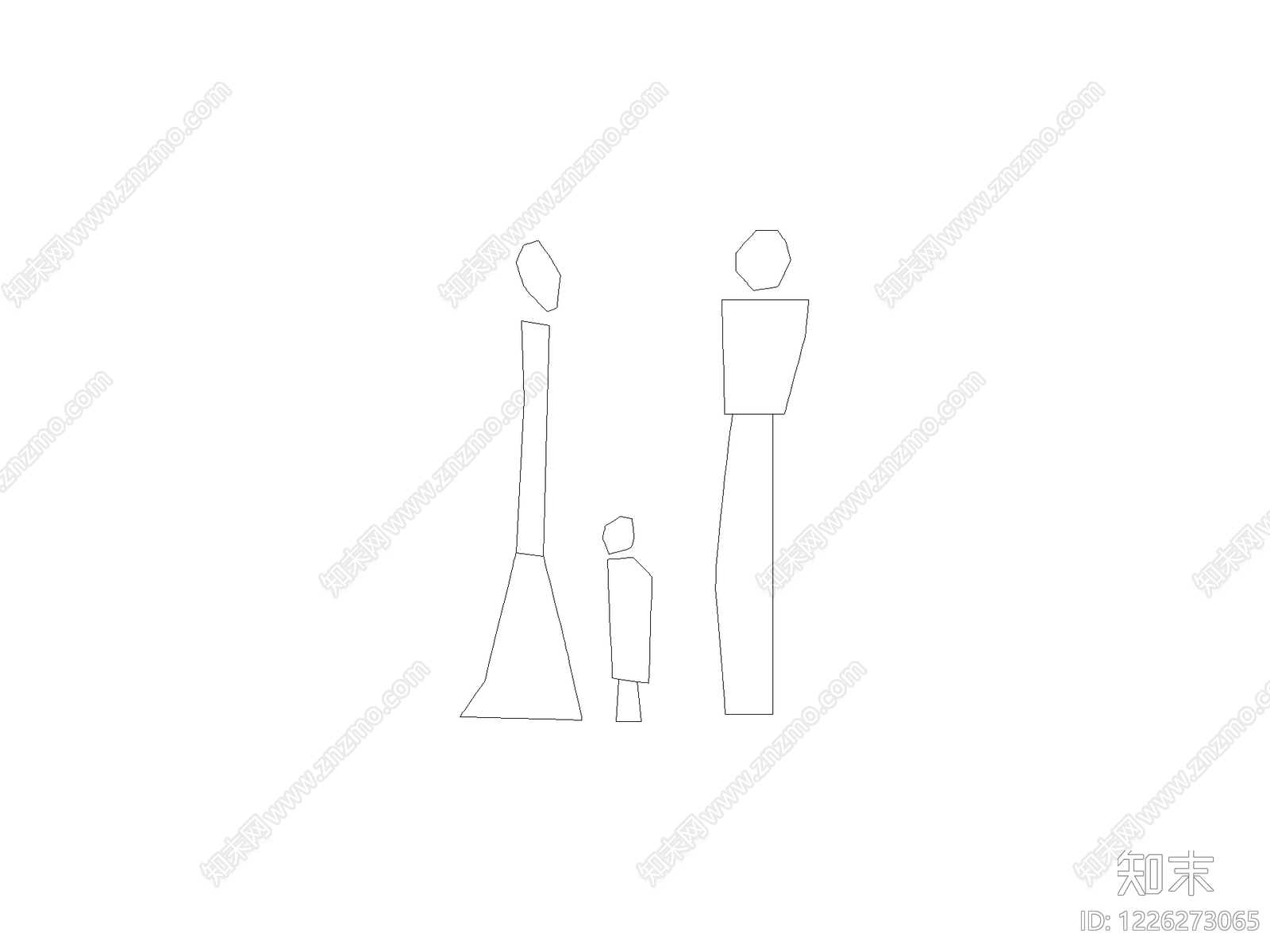 人物CAD图纸