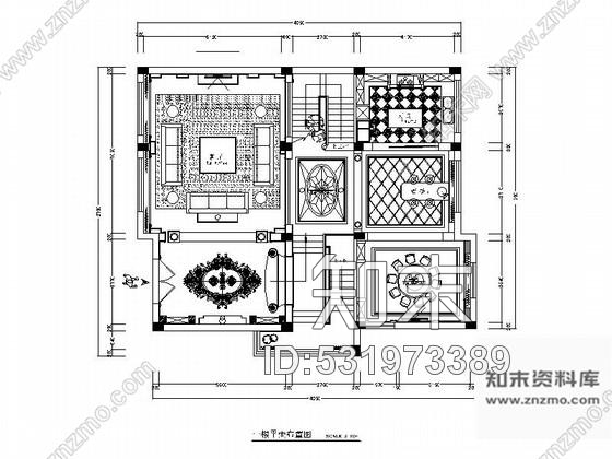 施工图原创高贵欧式风格四层别墅住宅CAD施工图含高清效果图施工图下载【ID:531973389】