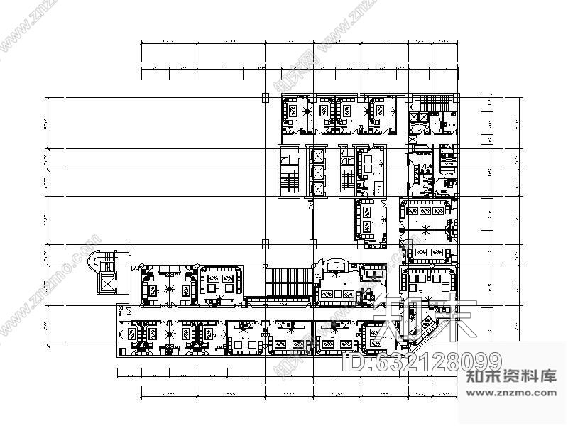 施工图昆明某酒店夜总会室内装修施工图含效果cad施工图下载【ID:632128099】