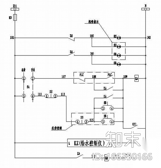 西门子变频器控制原理图cad施工图下载【ID:166350166】