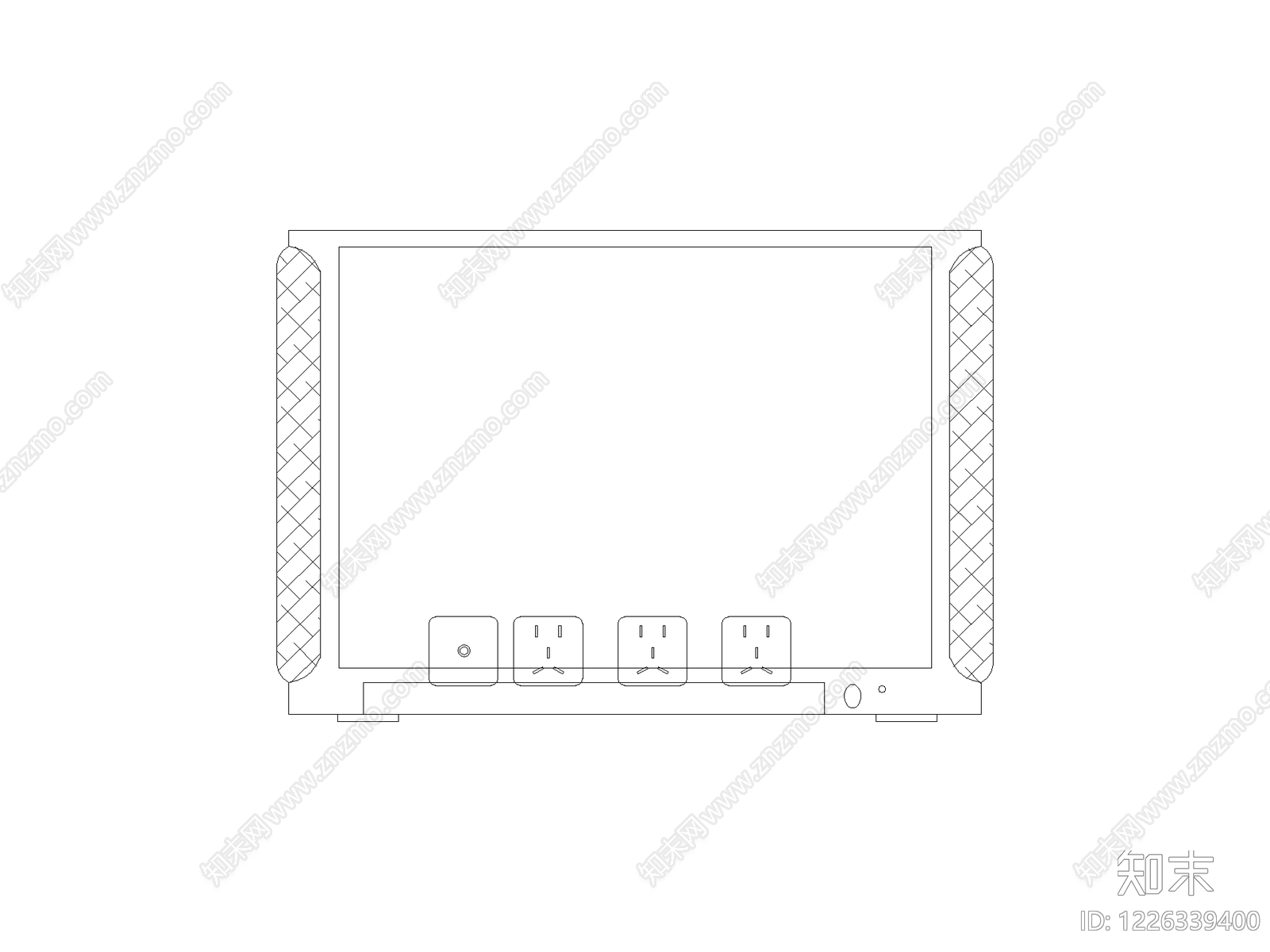 现代柜子CAD图纸