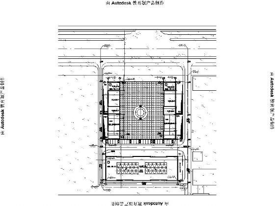 [大连]某四层综合商业市场建筑施工图cad施工图下载【ID:160720152】