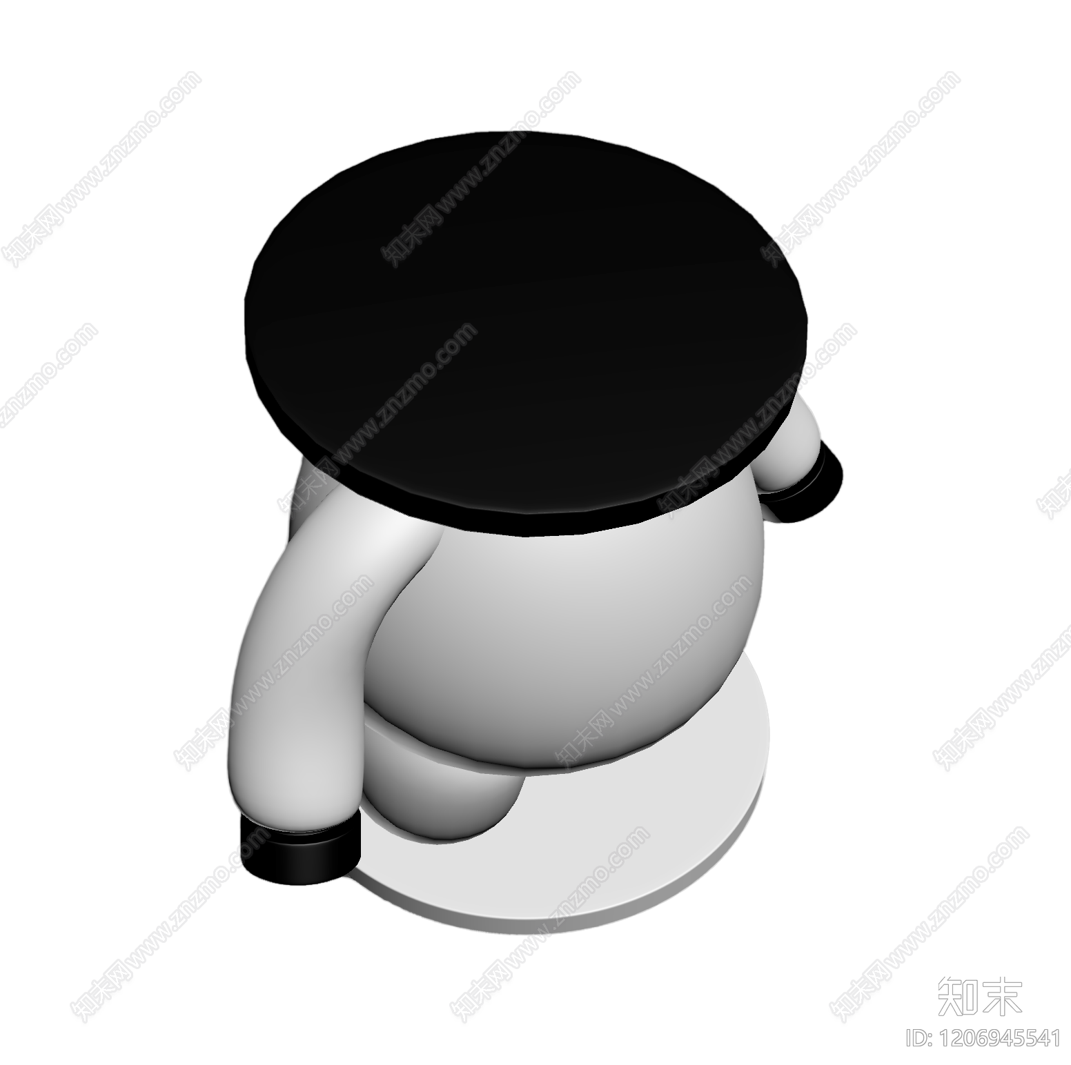 卡通雕塑装饰摆件3D模型下载【ID:1206945541】