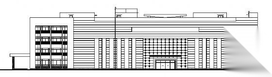 某四层医院门诊大楼建筑方案图cad施工图下载【ID:151587100】