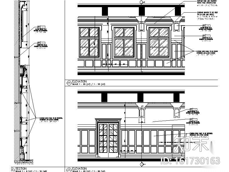 某酒店老楼会议室改造装修图施工图下载【ID:161730163】