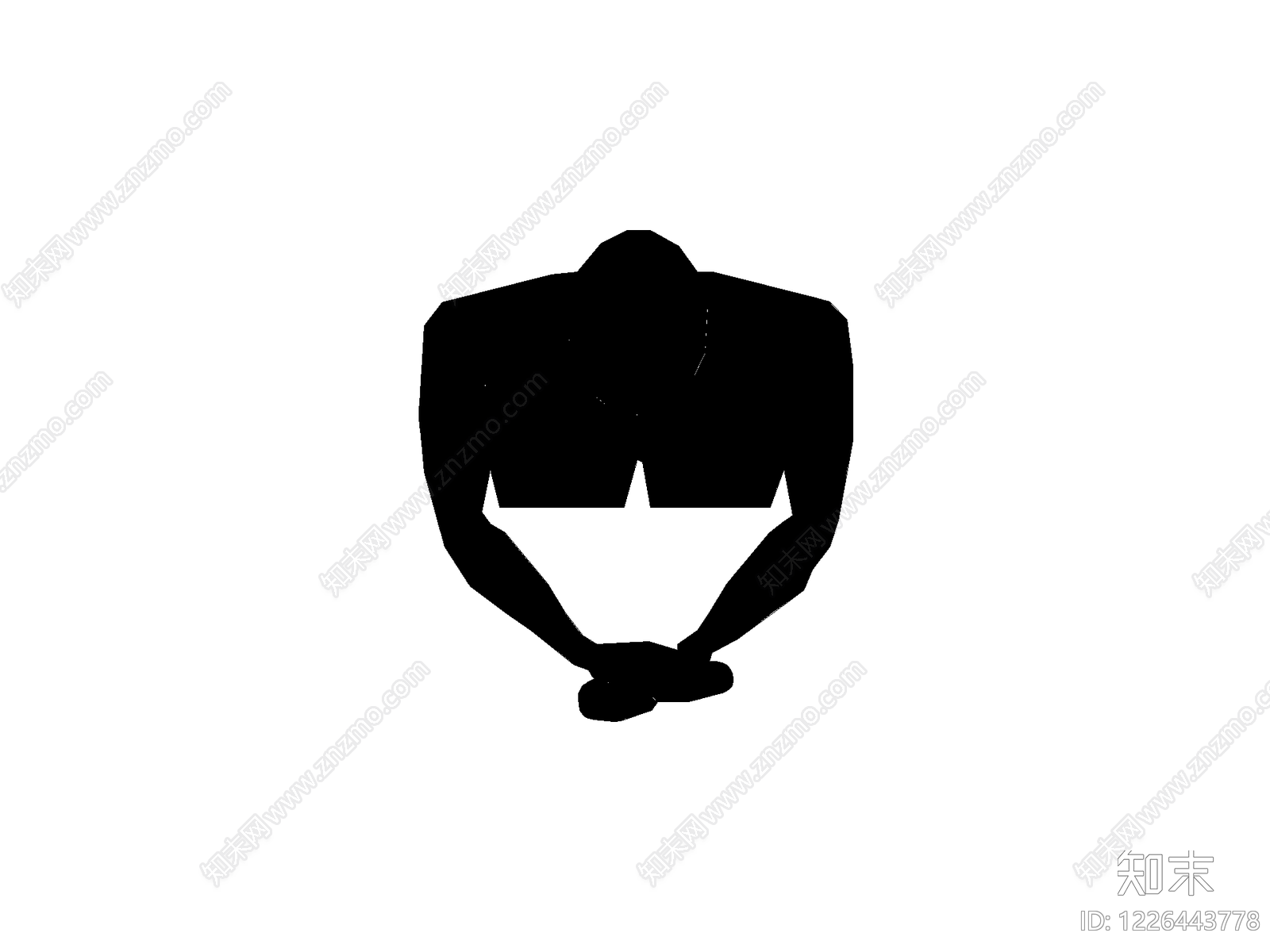 现代人物CAD图纸