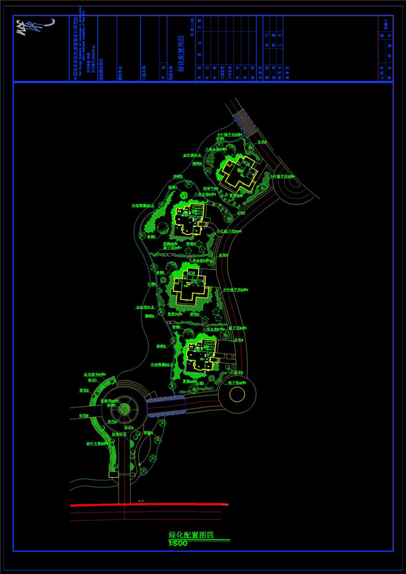 绿化图设计CAD景观图纸cad施工图下载【ID:149698168】