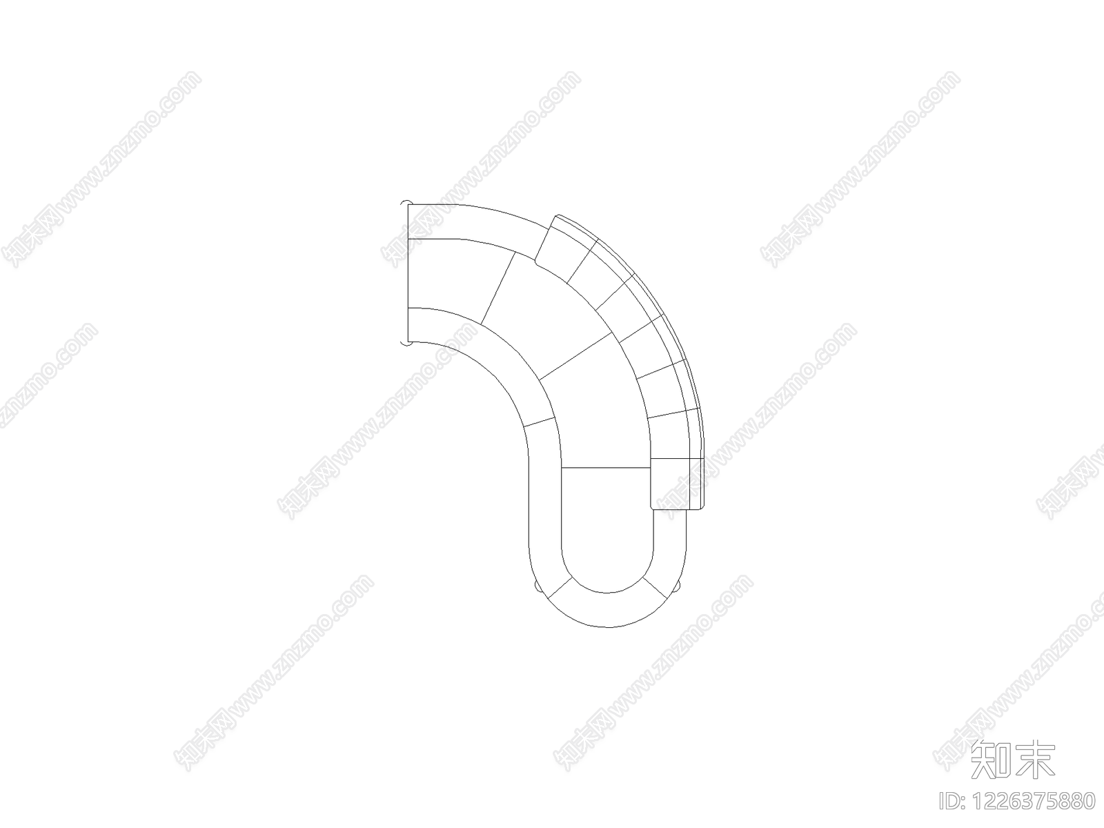 现代五金管件CAD图纸