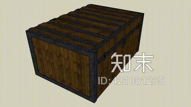 木箱储藏SU模型下载【ID:421081285】