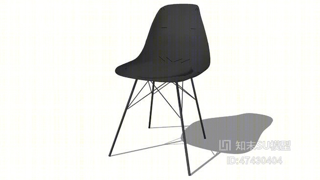 休闲椅SU模型下载【ID:917972483】