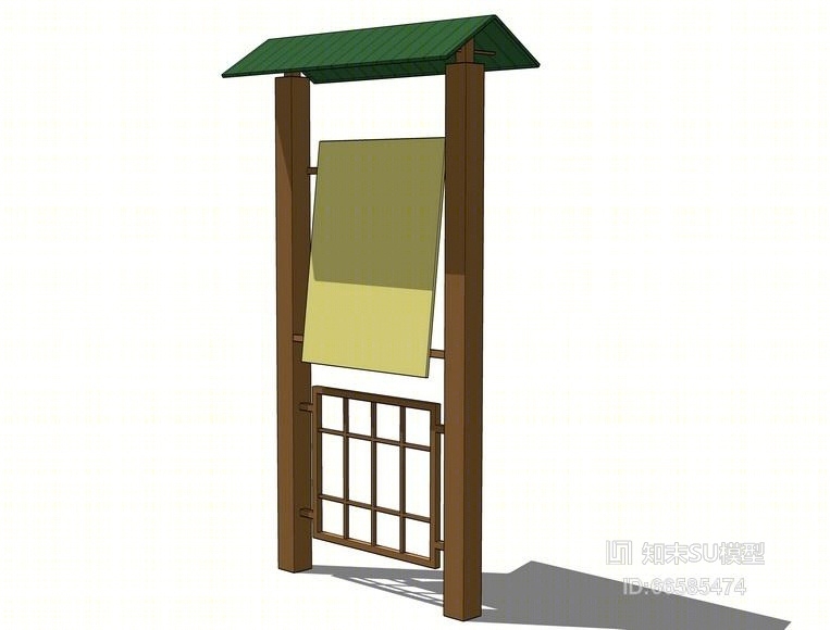 展示牌SU模型下载【ID:66585474】