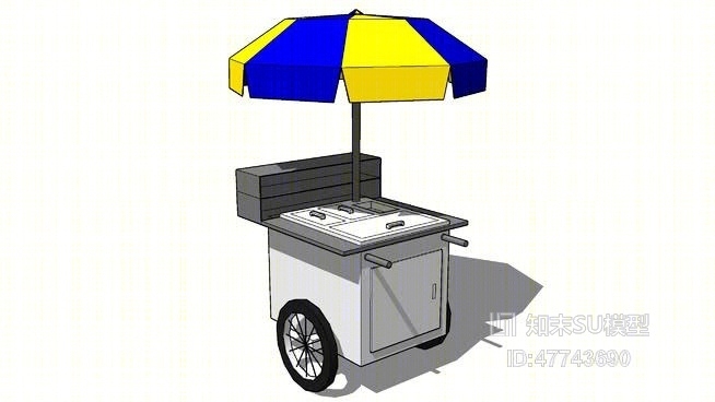 黄包车SU模型下载【ID:47743690】