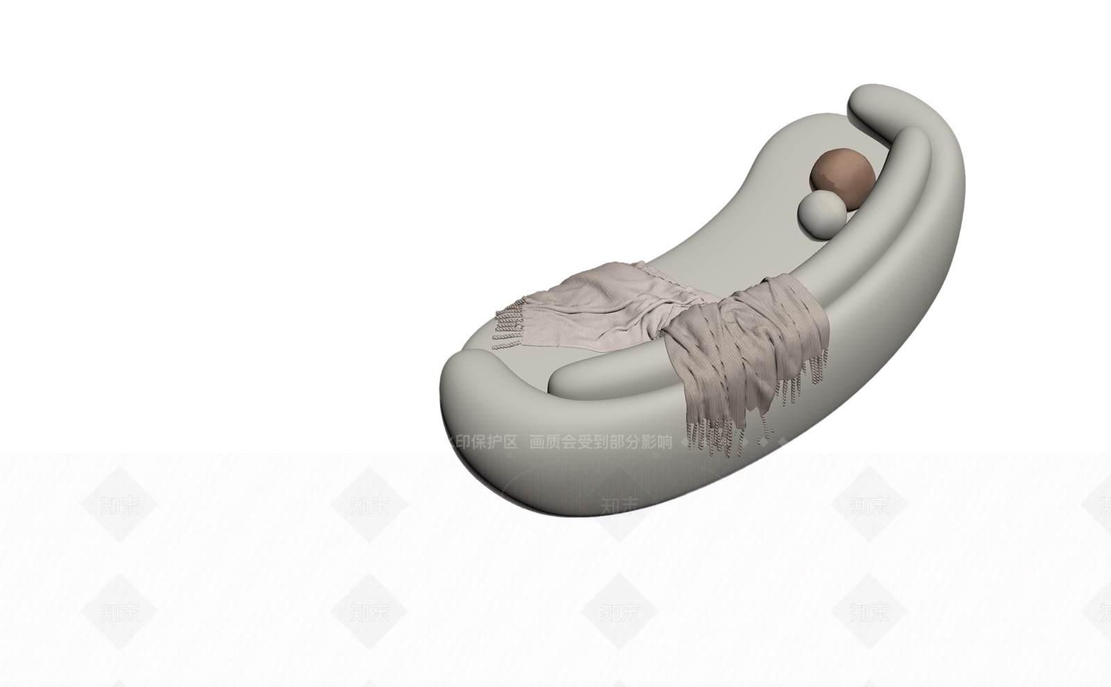 现代简约沙发模型3D模型下载【ID:1205546742】