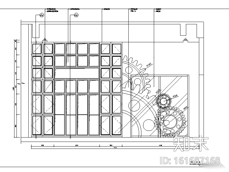 家具家私装饰品展厅设计施工图（附效果图）施工图下载【ID:161687168】