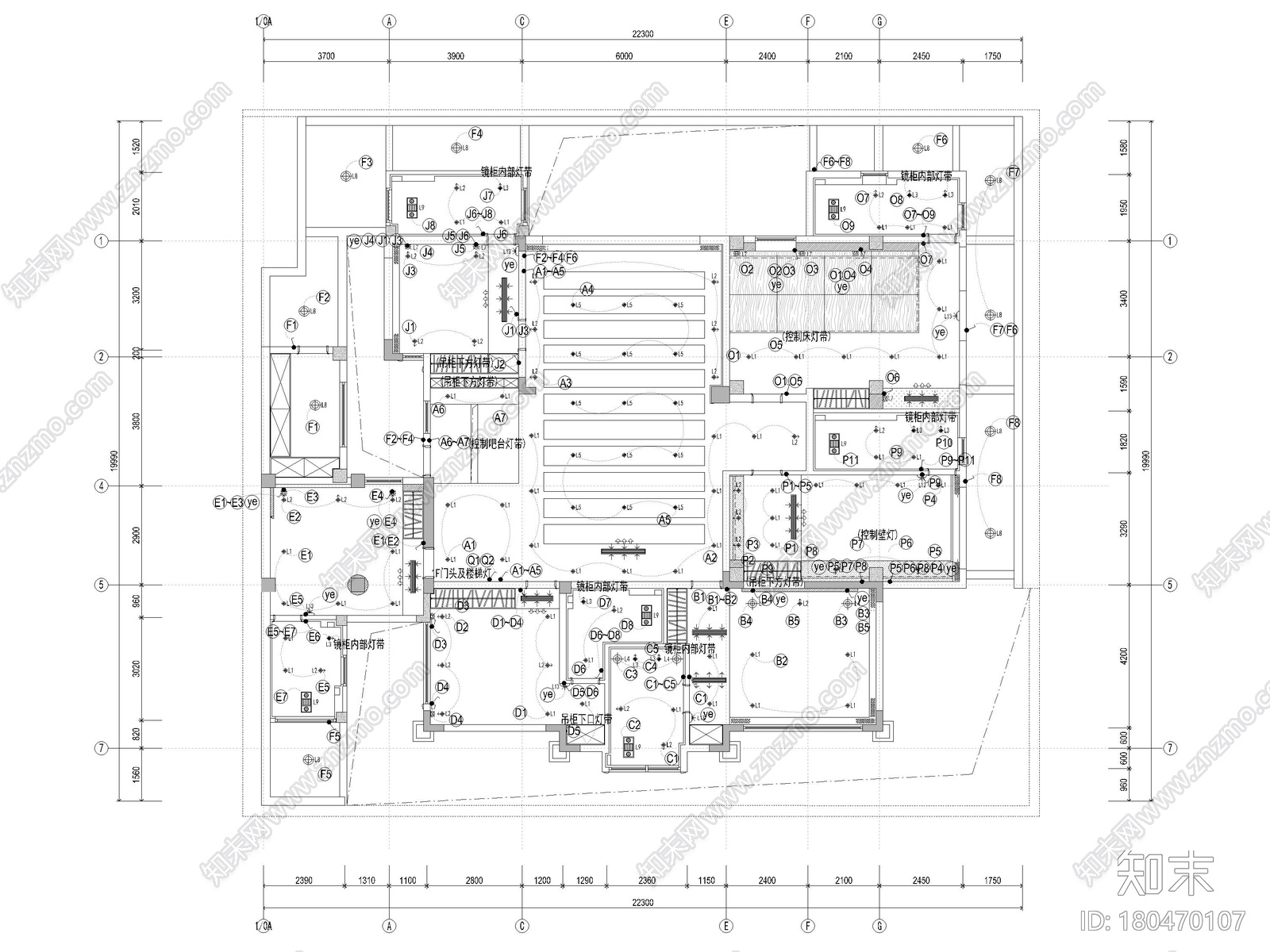 [海南]珊瑚宫殿900m²六居别墅施工图+3D模型施工图下载【ID:180470107】