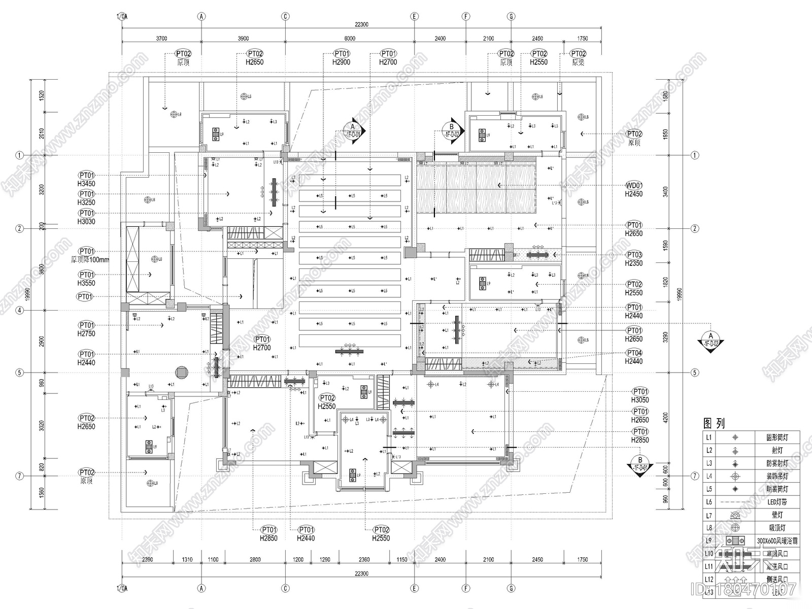 [海南]珊瑚宫殿900m²六居别墅施工图+3D模型施工图下载【ID:180470107】