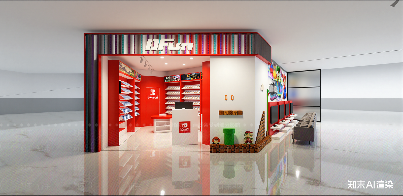 现代数码店SU模型下载【ID:1216025472】
