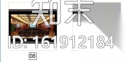 [成都]高档四星级花园酒店会议室施工图（含效果）cad施工图下载【ID:161912184】