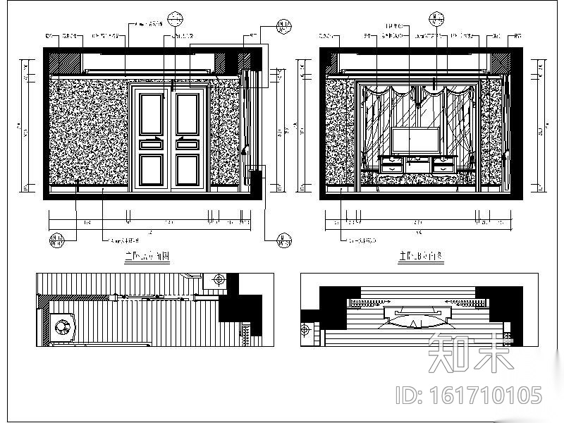 [泉州]全套欧式别墅设计施工图（含效果图）cad施工图下载【ID:161710105】