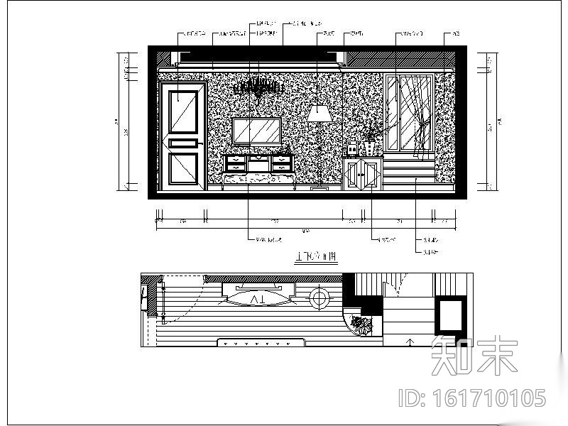 [泉州]全套欧式别墅设计施工图（含效果图）cad施工图下载【ID:161710105】